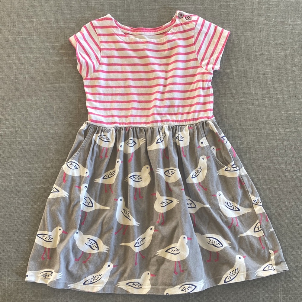Mini Boden Short Sleeve Cotton Play Dress